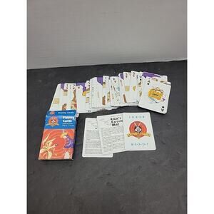 Looney Tunes Playing Cards ACME ROAD GEAR Road Runner, Wile E. Coyote Vintage